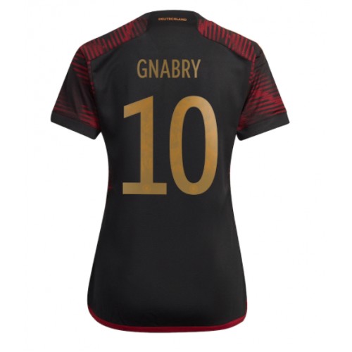 Ženski Nogometni dresi Nemčija Serge Gnabry #10 Gostujoči SP 2022 Kratek Rokav